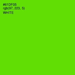 #61DF05 - Bright Green Color Image