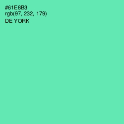 #61E8B3 - De York Color Image