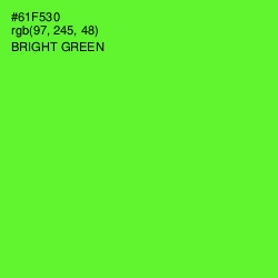 #61F530 - Bright Green Color Image