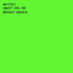 #61F531 - Bright Green Color Image