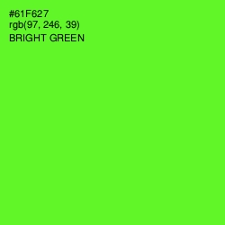 #61F627 - Bright Green Color Image