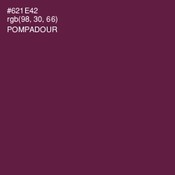 #621E42 - Pompadour Color Image