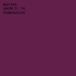 #621F4A - Pompadour Color Image