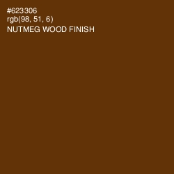 #623306 - Nutmeg Wood Finish Color Image