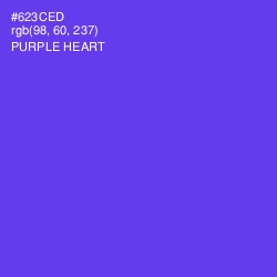 #623CED - Purple Heart Color Image