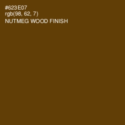 #623E07 - Nutmeg Wood Finish Color Image