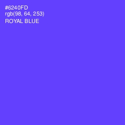 #6240FD - Royal Blue Color Image