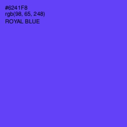 #6241F8 - Royal Blue Color Image