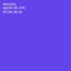 #6244EA - Royal Blue Color Image