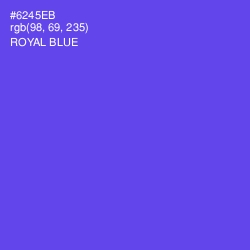 #6245EB - Royal Blue Color Image