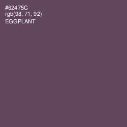 #62475C - Eggplant Color Image
