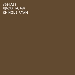#624A31 - Shingle Fawn Color Image