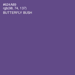 #624A89 - Butterfly Bush Color Image