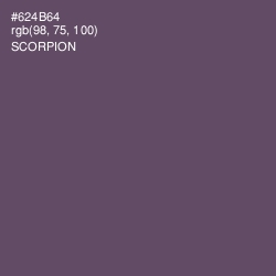 #624B64 - Scorpion Color Image
