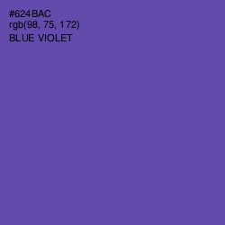 #624BAC - Blue Violet Color Image