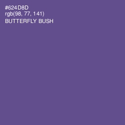 #624D8D - Butterfly Bush Color Image