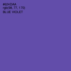 #624DAA - Blue Violet Color Image