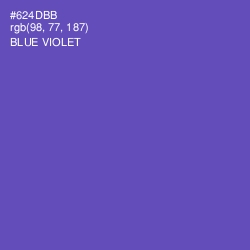 #624DBB - Blue Violet Color Image