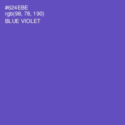 #624EBE - Blue Violet Color Image