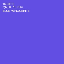 #624EE2 - Blue Marguerite Color Image
