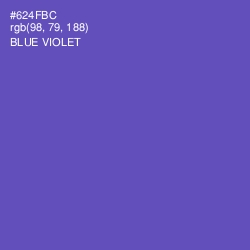 #624FBC - Blue Violet Color Image