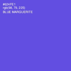 #624FE1 - Blue Marguerite Color Image