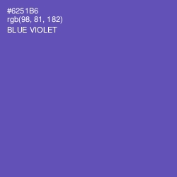 #6251B6 - Blue Violet Color Image