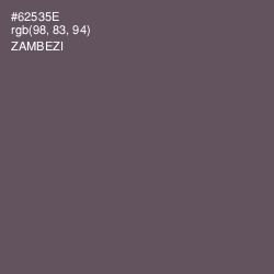 #62535E - Zambezi Color Image