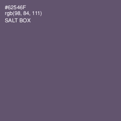 #62546F - Salt Box Color Image
