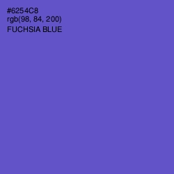 #6254C8 - Fuchsia Blue Color Image