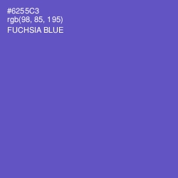 #6255C3 - Fuchsia Blue Color Image