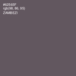 #62565F - Zambezi Color Image