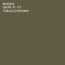 #625B43 - Tobacco Brown Color Image