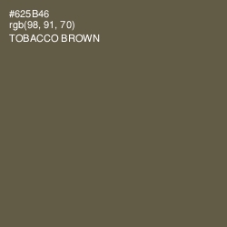 #625B46 - Tobacco Brown Color Image