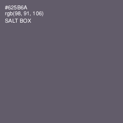#625B6A - Salt Box Color Image