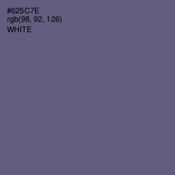 #625C7E - Smoky Color Image