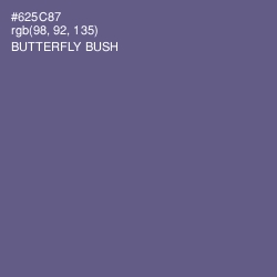 #625C87 - Butterfly Bush Color Image