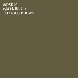 #625D40 - Tobacco Brown Color Image