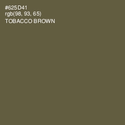 #625D41 - Tobacco Brown Color Image