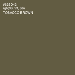 #625D42 - Tobacco Brown Color Image