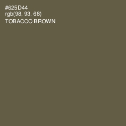 #625D44 - Tobacco Brown Color Image