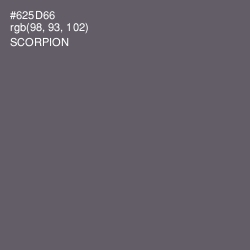 #625D66 - Scorpion Color Image