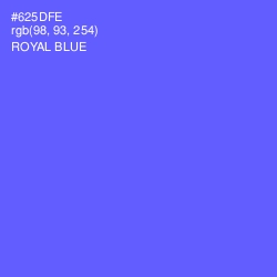 #625DFE - Royal Blue Color Image