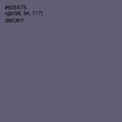 #625E75 - Smoky Color Image