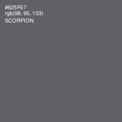 #625F67 - Scorpion Color Image