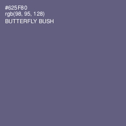 #625F80 - Butterfly Bush Color Image