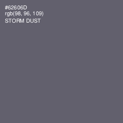 #62606D - Storm Dust Color Image