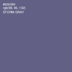 #626084 - Storm Gray Color Image
