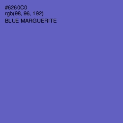 #6260C0 - Blue Marguerite Color Image