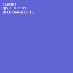 #6263D4 - Blue Marguerite Color Image